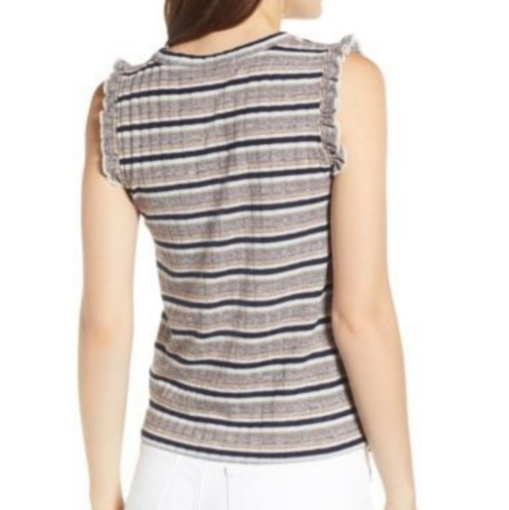 Cupcakes and Cashmere Brittney Mixed Striped Tank - Picture 2 of 4